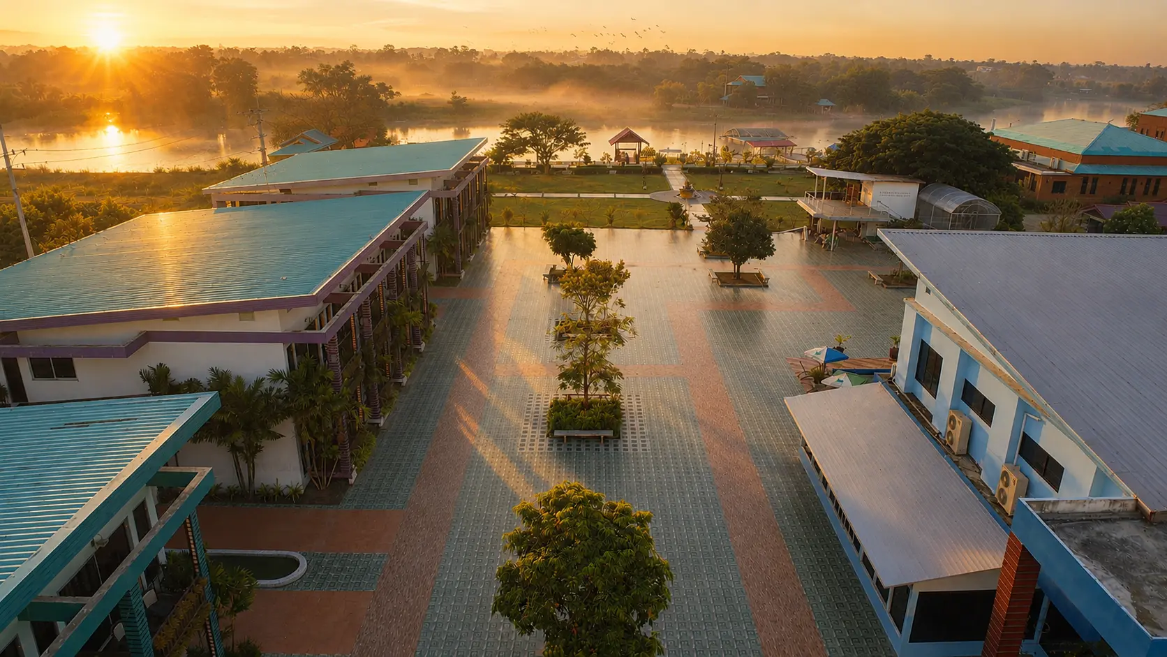 พื้นที่พักผ่อนของ Menam Resort